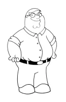 Family Guy kleurplaat 6